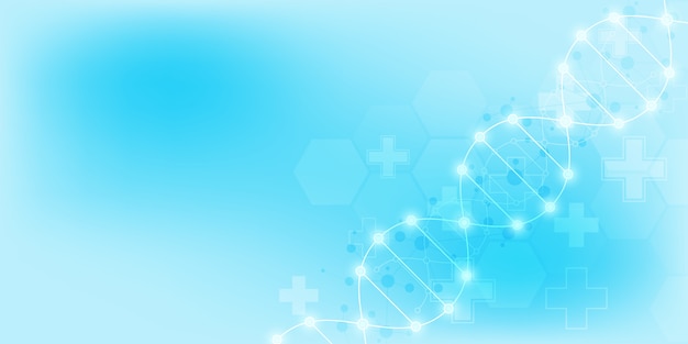 dna strand background