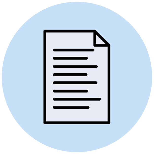 document icon vector image can be used for documents and files