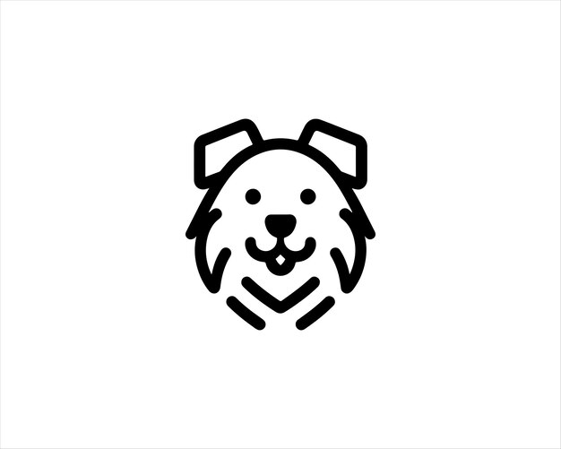 Dog logo design icon vector template illustration