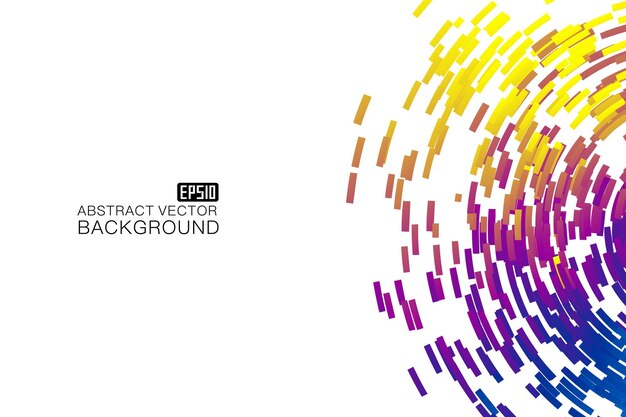 dots and lines form a luminescent spiral abstract vector background
