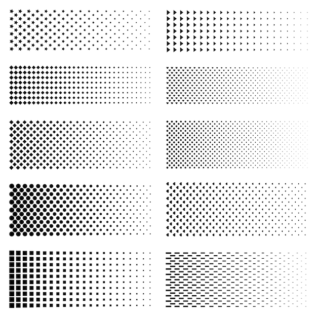 Dotted gradient set