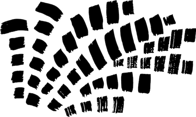 Dry brush strokes grunge texture