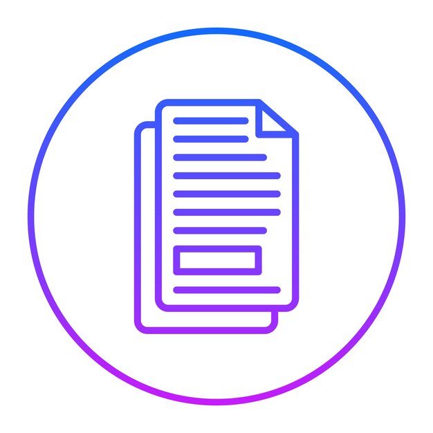 Duplicate Documents Vector Illustration