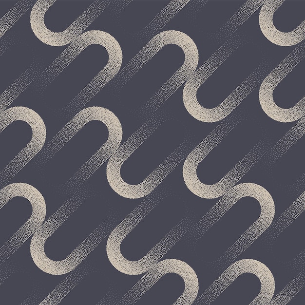 Dynamic Graphic Fashionable Seamless Pattern Vector Dot Work Abstract Background