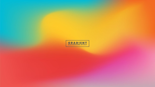 Dynamic rainbow color gradients abstract vector background concept