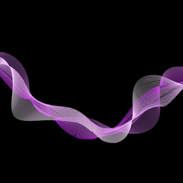 Dynamic waves illustration, abstract background. Creative and elegant style image