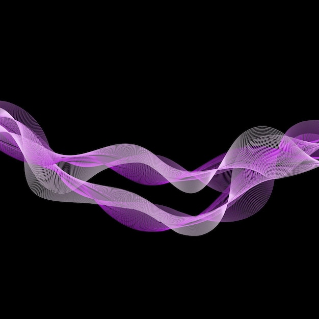 Dynamic waves illustration, abstract background. Creative and elegant style image