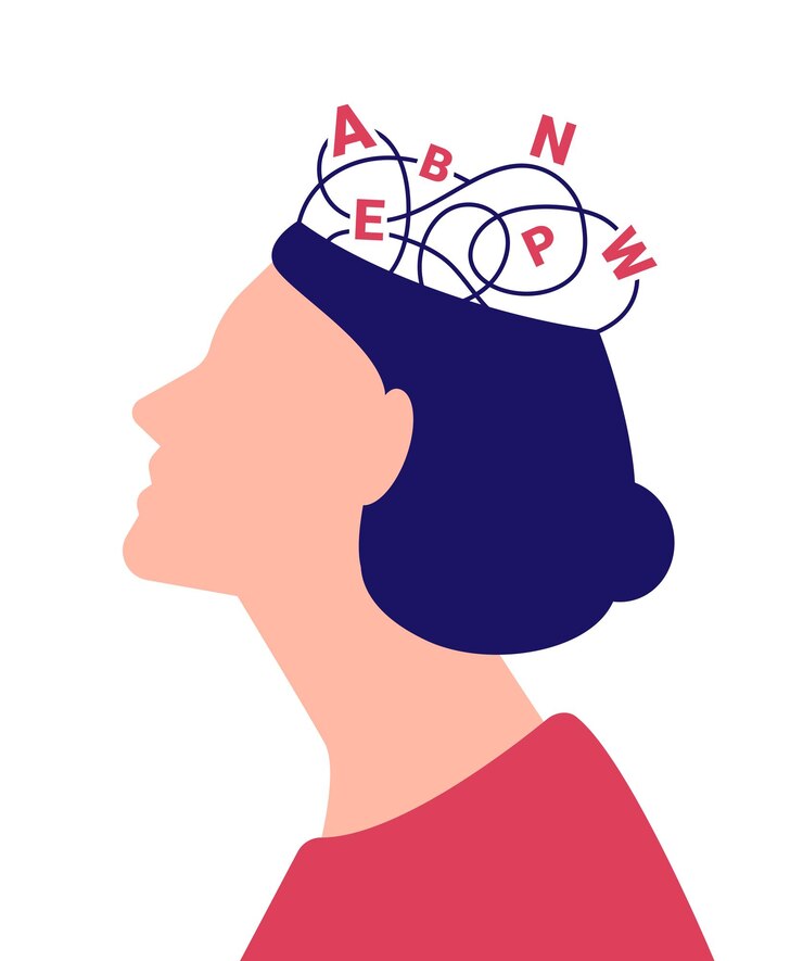 Vektor dyslexia in an adult concept