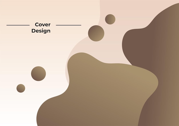earth tone color gradient geometric background. minimal abstract background with memphis element. dynamic shapes composition