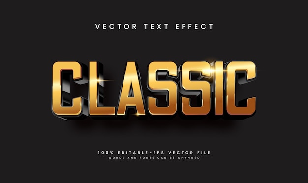 editable golden text effect classic style premium vector design perfect for logos and branding