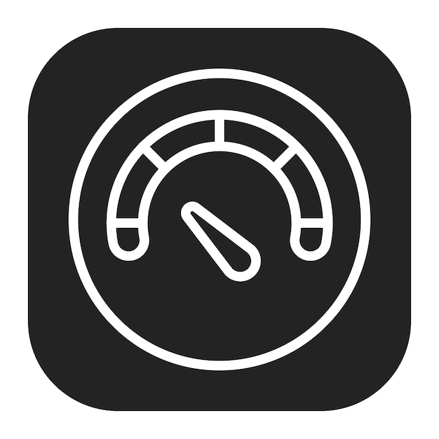 Efficiency Gauge icon vector image Can be used for Operations Management