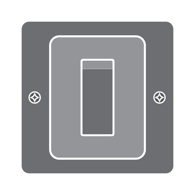 Electric switch icon design