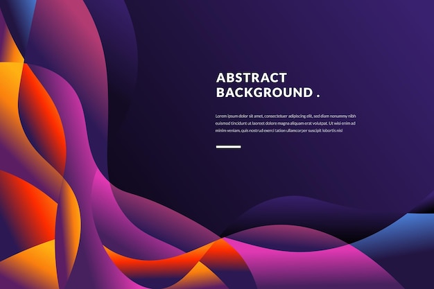 elegant abstract wave smooth background with purple dominant color
