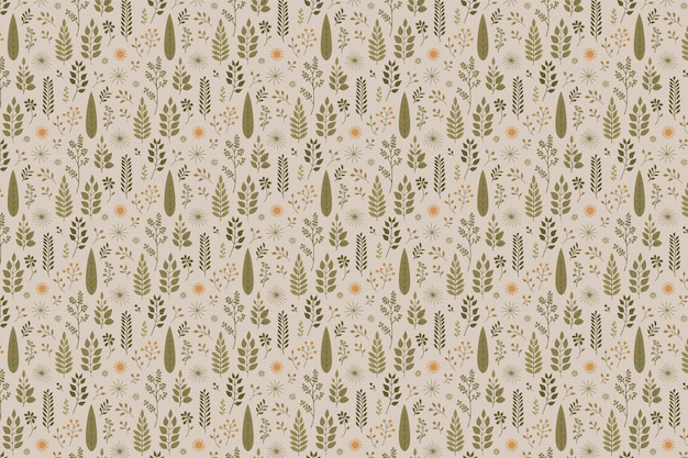elegant botanical seamless foliage texture pattern