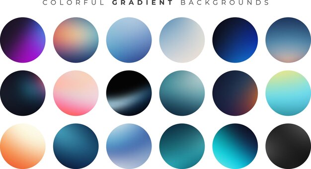 Elegant Pastel Gradient Background Mobile UI