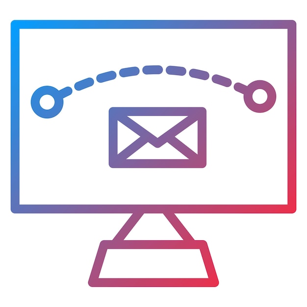 Email Communication icon vector image Can be used for Remote Working