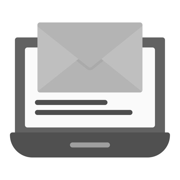 email marketing icon vector image can be used for cyberpunk