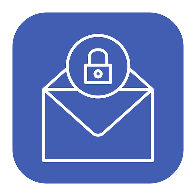 Email Security Vector Illustration