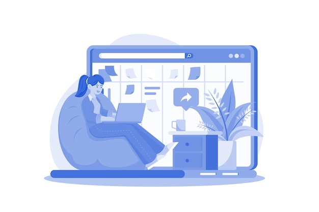 Employees Doing Planning Of Work
