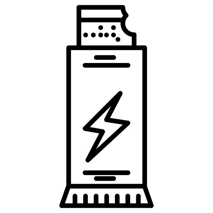 Vektor energy bar vector illustration