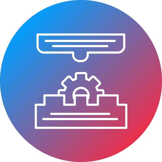 Engineering Printer icon vector image Can be used for Industrial Process