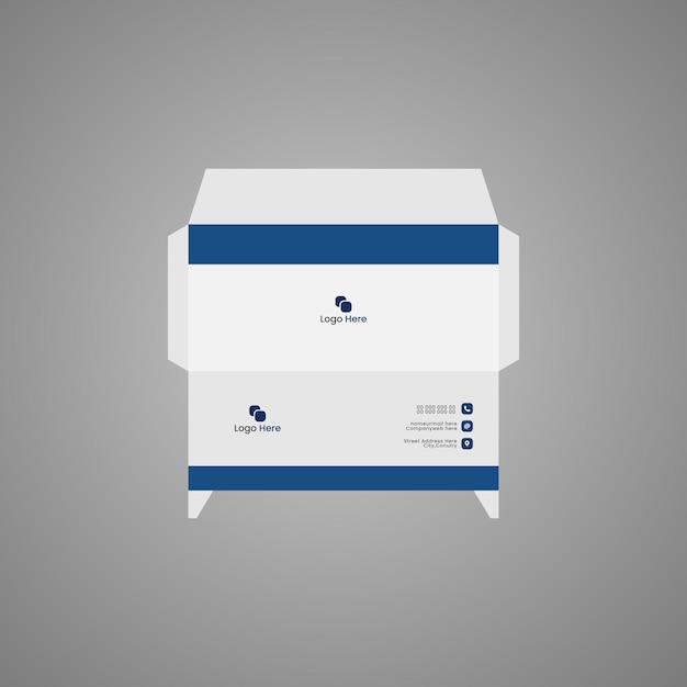 Envelope design layout