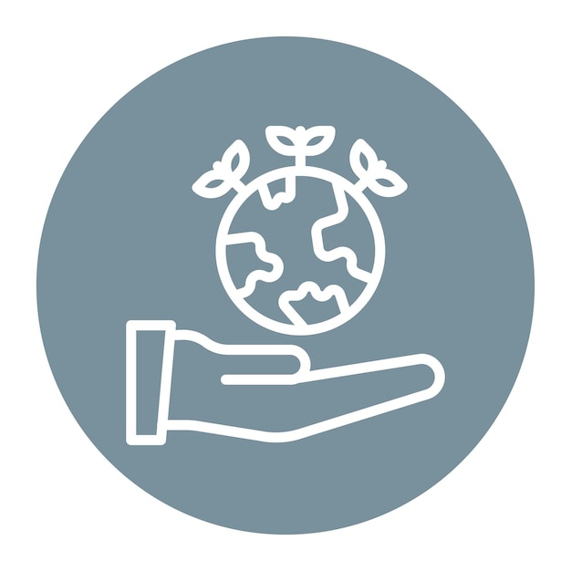 environmentalism icon vector image can be used for core values