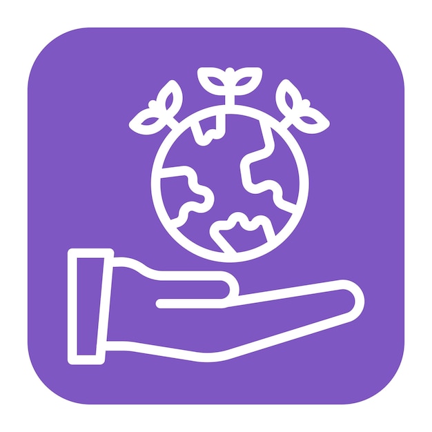 environmentalism icon vector image can be used for core values