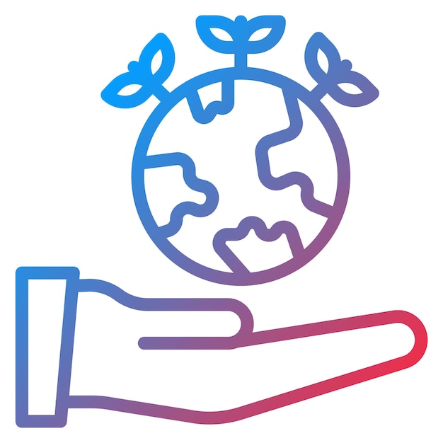 environmentalism icon vector image can be used for core values