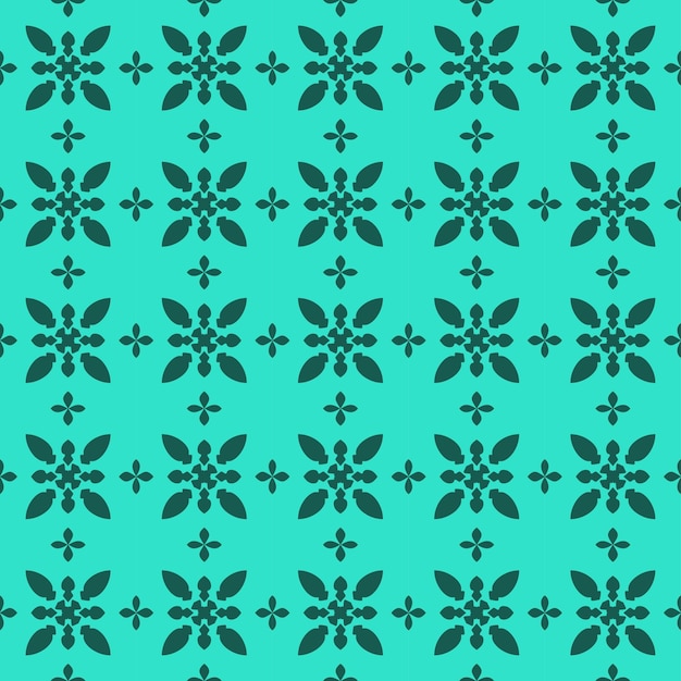 Ethnic floral seamless pattern vector floral background