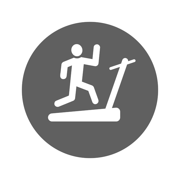 exercise treadmill icon