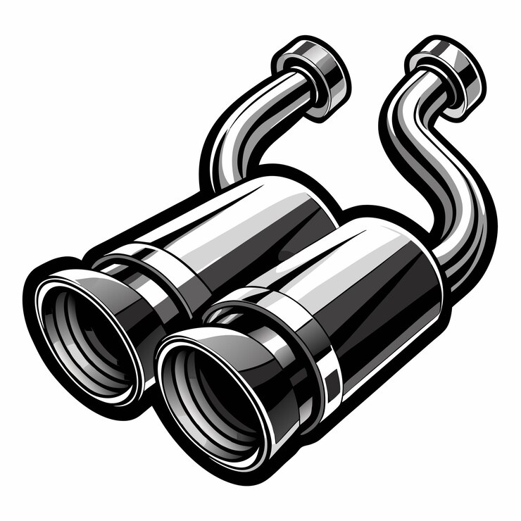 Exhaust Pipe vector