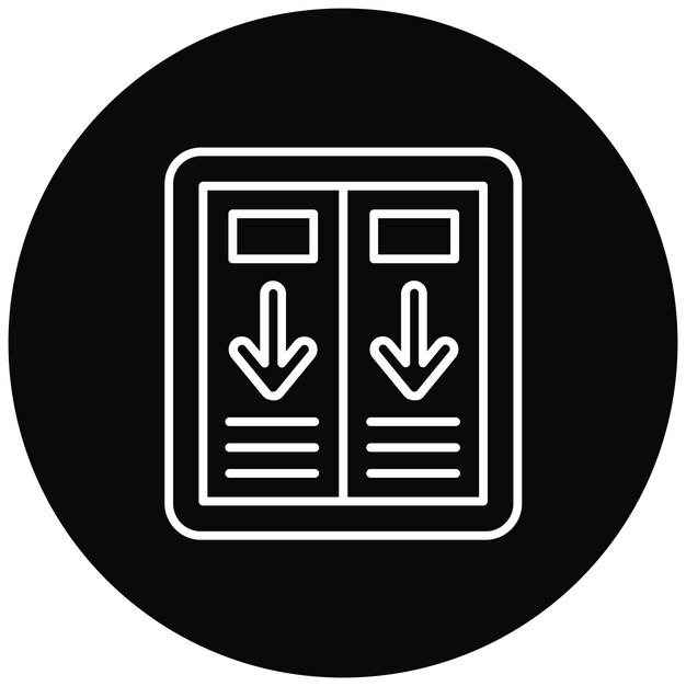Exit icon vector image Can be used for Emergency Services