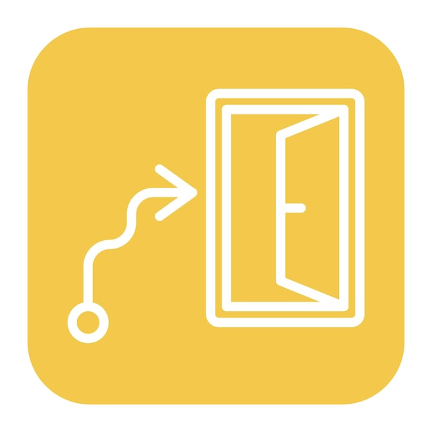 Exit Strategy icon vector image Can be used for Crowdfunding