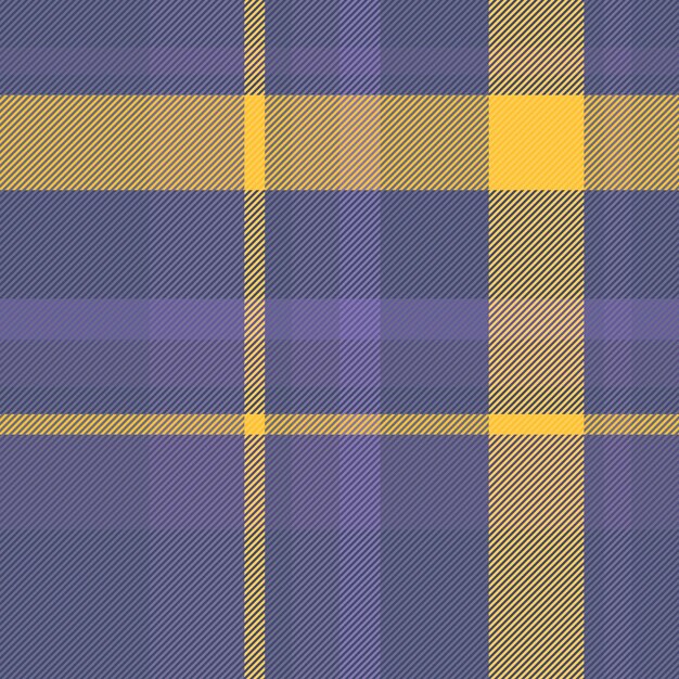 fabric background plaid of check texture tartan with a seamless textile pattern vector