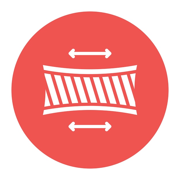 fabric elasticity icon vector image can be used for fabric features