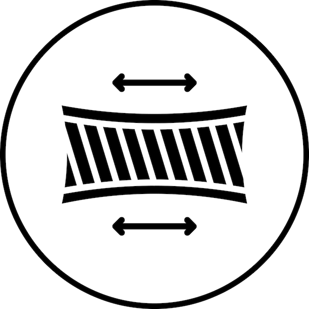 fabric elasticity icon vector image can be used for fabric features