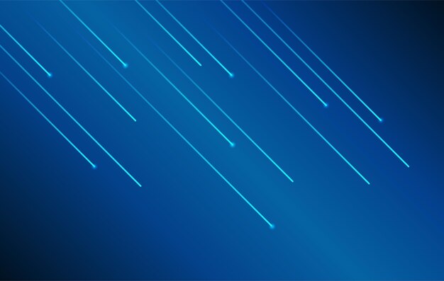 Falling comet meteor light abstract background