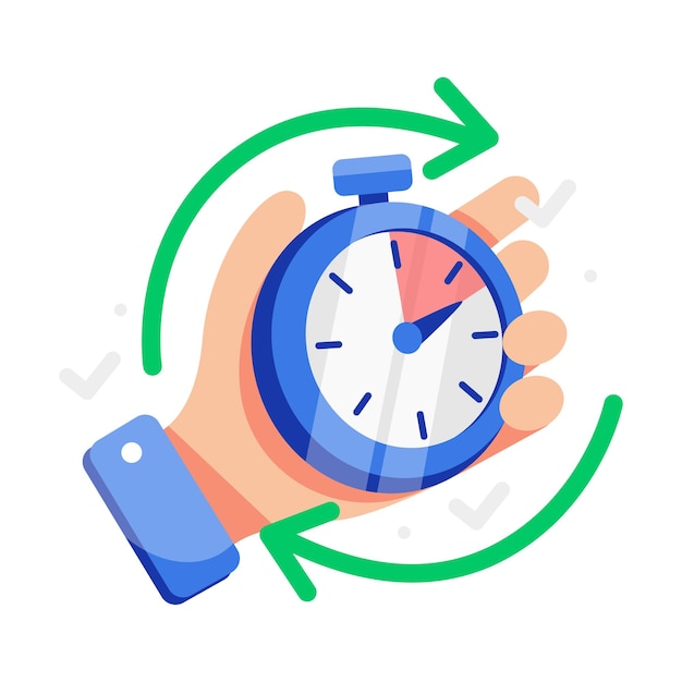featuring a stopwatch in hand encapsulating concepts of time management deadlines
