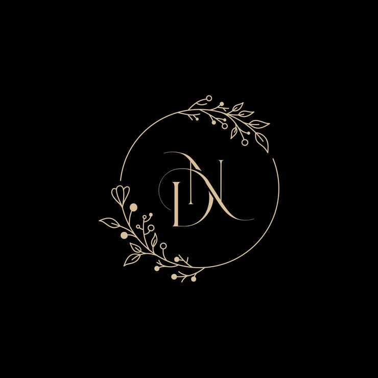 Vektor feminine modern initial logo template