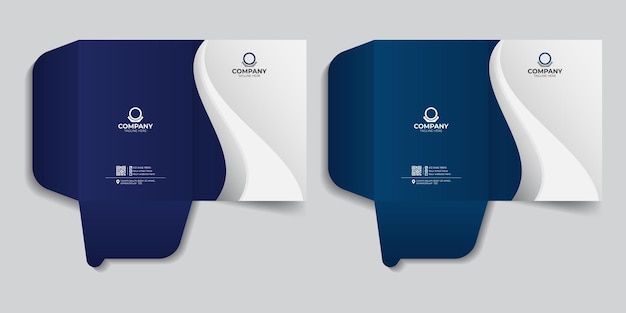 File folder design for storing important papers of your business Creative Corporate Luxury design