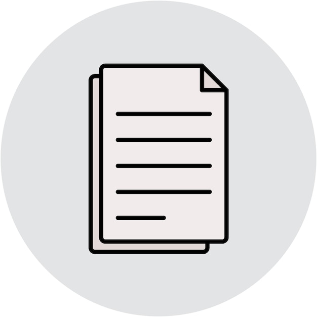 files vector illustration style