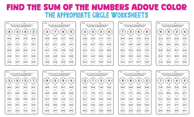 find the correct numbers worksheet