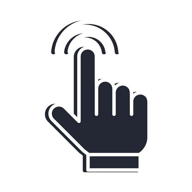 Finger Click Cursor Line Bold