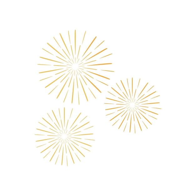Fireworks New Year Element