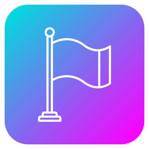 Flag vector icon Can be used for Business Startup iconset