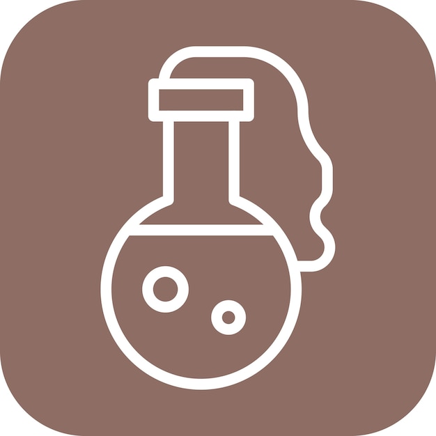 flask icon vector image can be used for lab