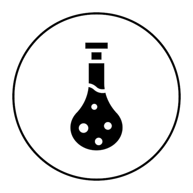 flask icon vector image can be used for science