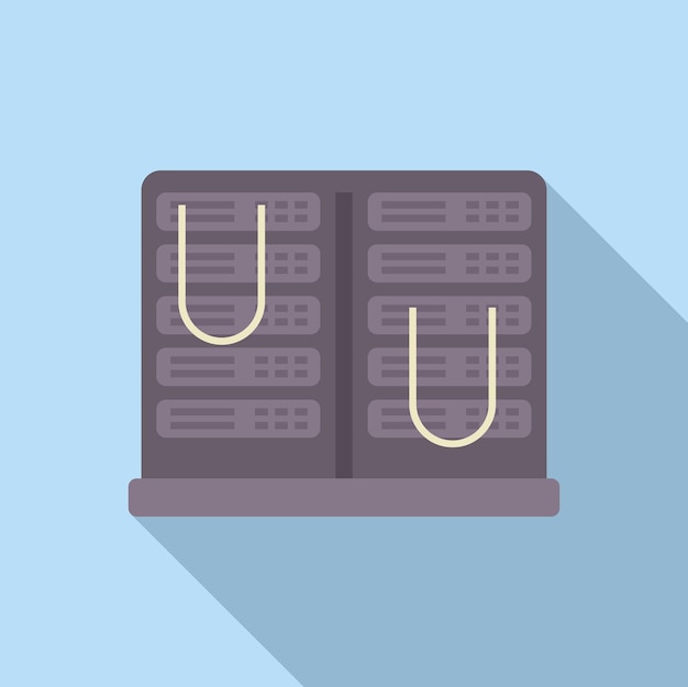 Flat design shopping cart on computer icon