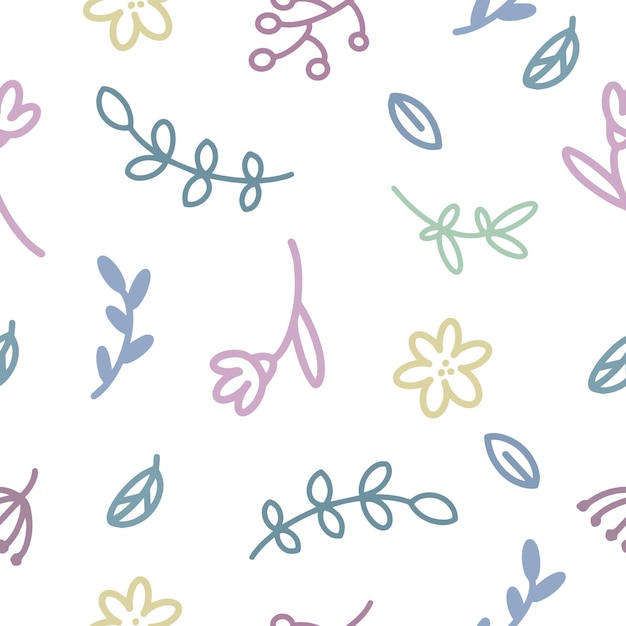Floral seamless background Abstract seamless pattern